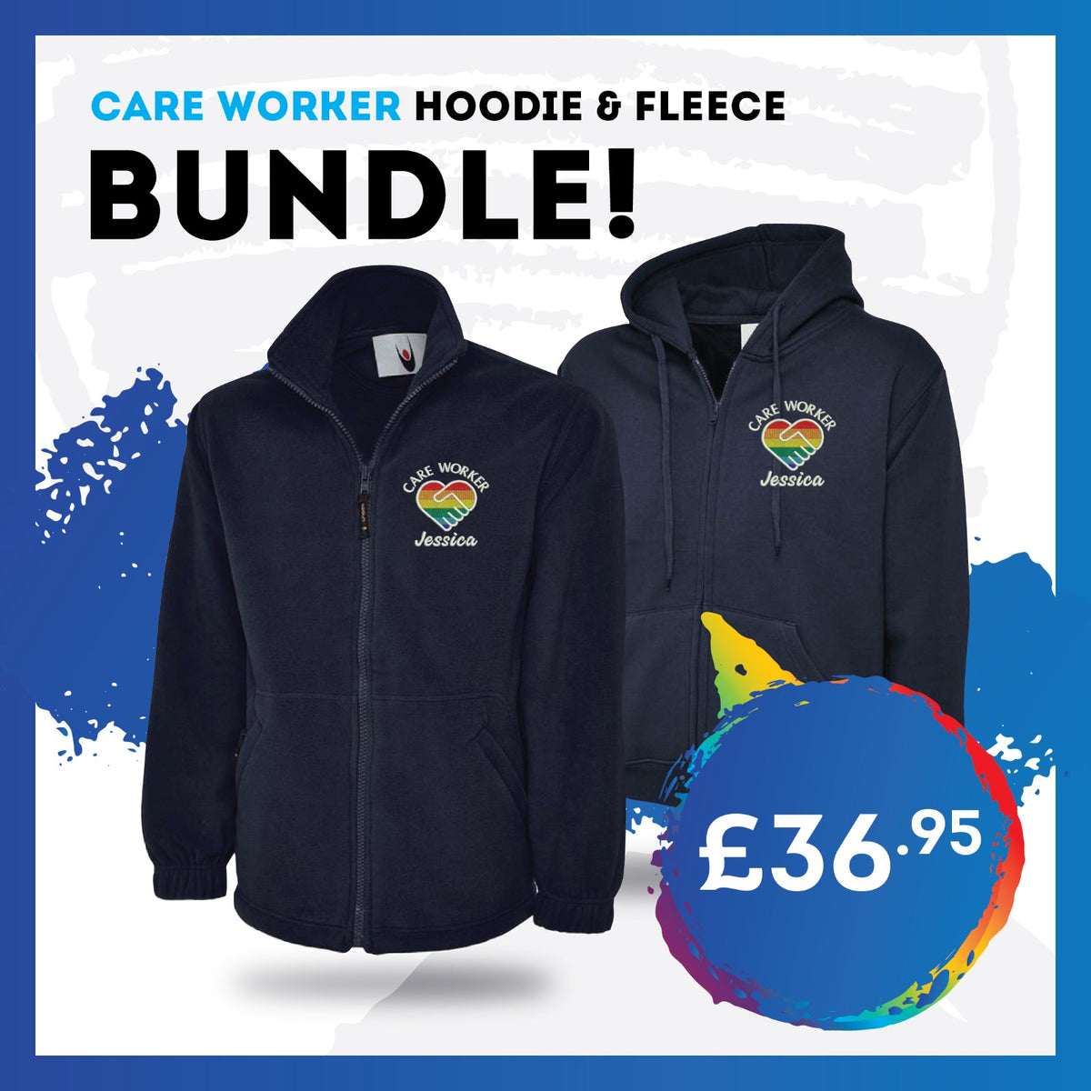 Care Worker Bundle Deal (Fleece & Hoodie)