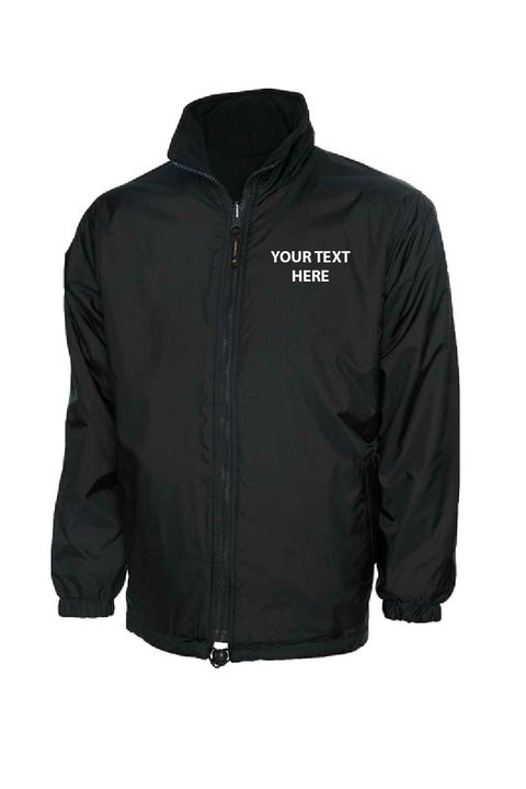 Waterproof Jacket Text Logo