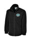 Blue Rainbow Fleece Jacket Black