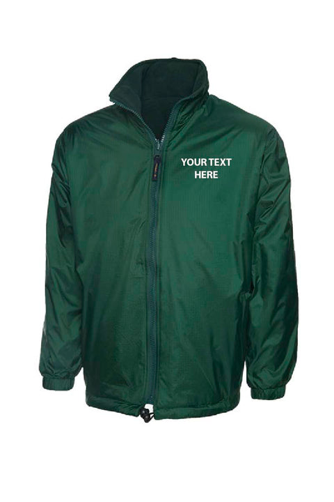 Waterproof with Embroidered Text Logo