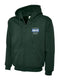 NHS Zip Hoodie Bottle Green