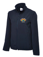 NHS Rainbow Softshell Jacket Navy