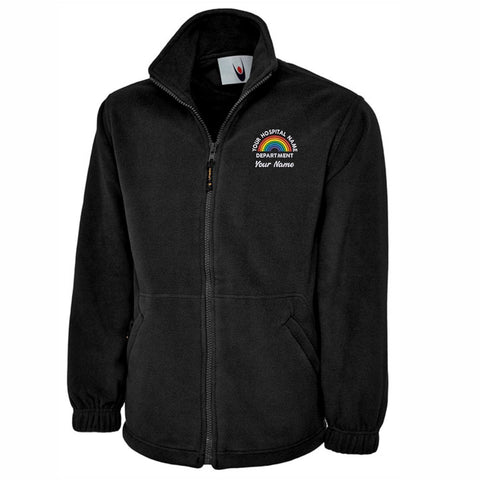 NHS Rainbow Fleece Black