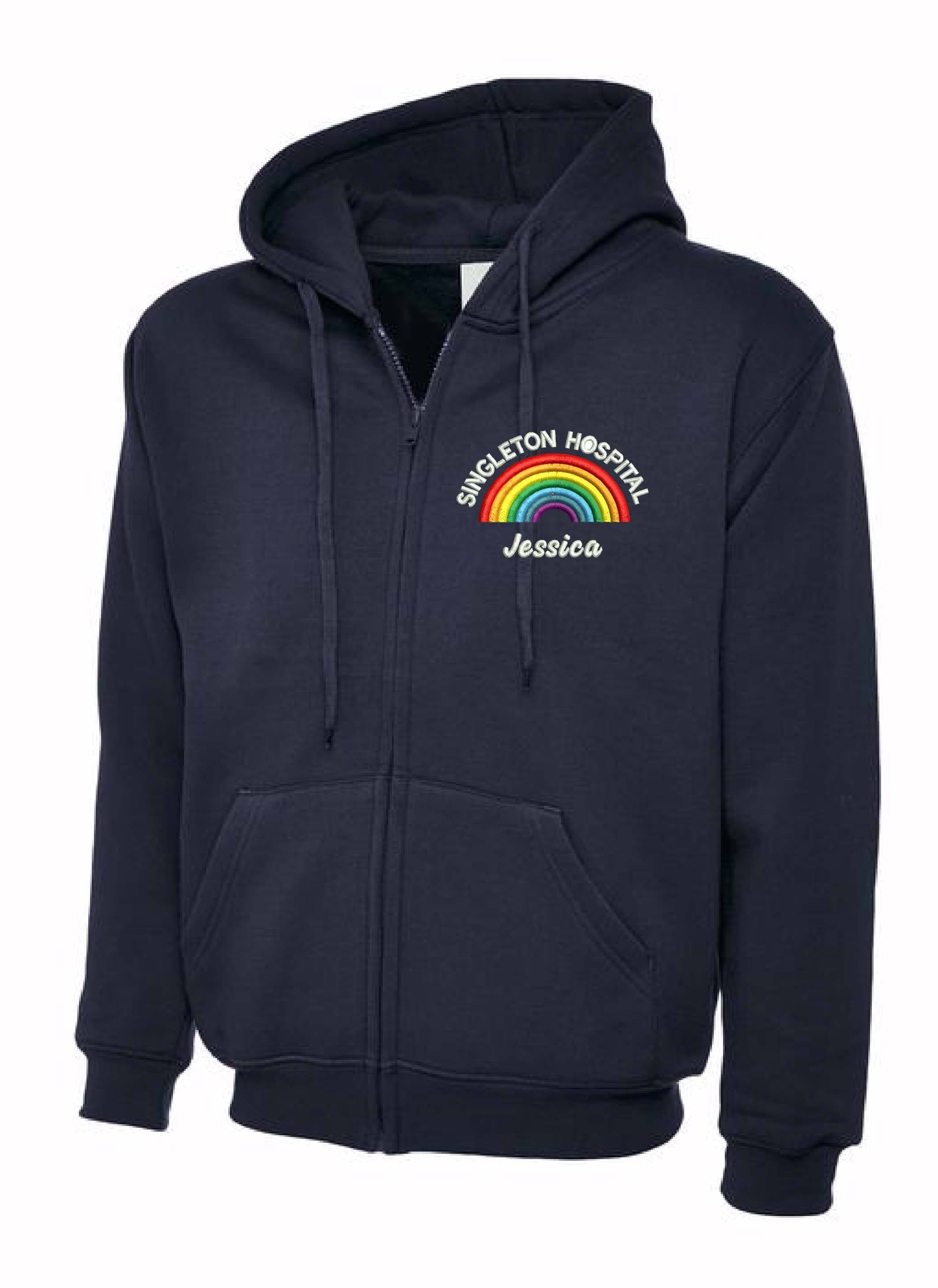 Rainbow sleeve hoodie best sale