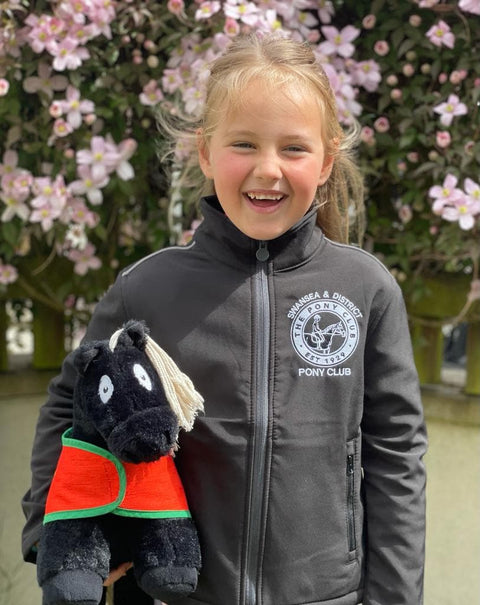 Pony Club Softshell Jacket worn by a school girl