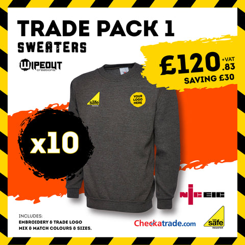 Workwear Sweatshirts x10 Pack