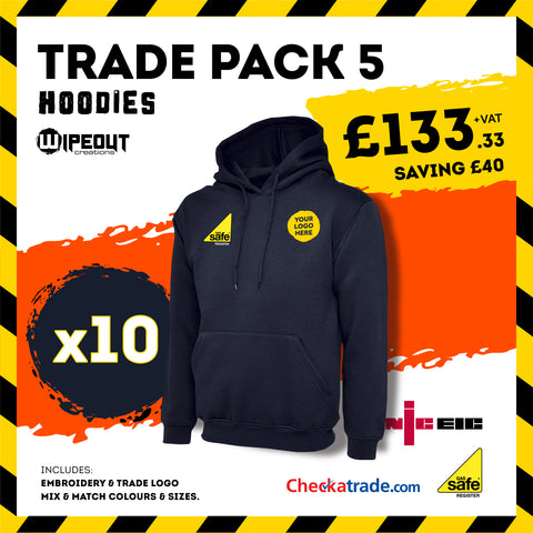 Workwear Hoodies x10 Trade pack