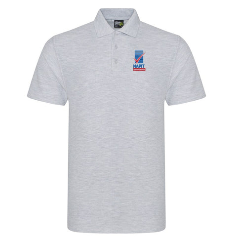 Grey Napit Polo Shirt