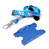 NHS Double Breakaway Lanyard With ID Holder